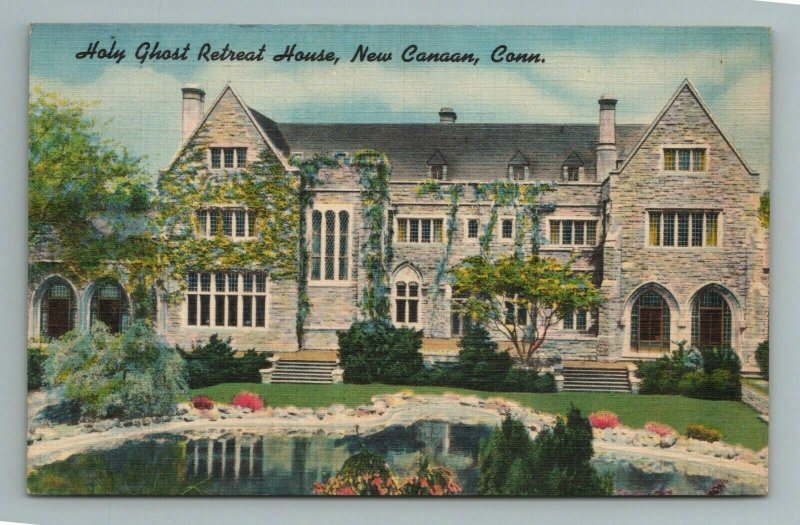 Holy Ghost Retreat House, New Canaan, Connecticut, Postcard 