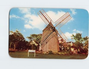 Postcard The Oldest Windmill on Cape Cod Massachusetts USA