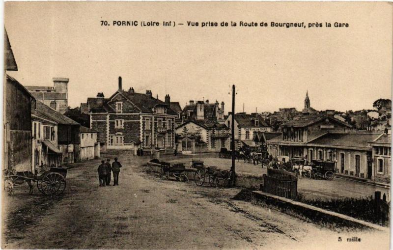 CPA PORNIC Vue prise de la Route de Bourgneuf, pres la Gare (610726)