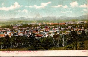 New Hampshire Manchester Birds Eye View 1910