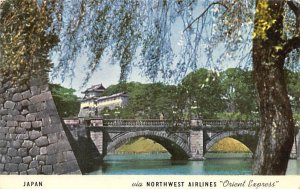 Nijubashi Bridge, Main Gate of Imperial Palace, Tokyo Northwest Airline Orien...