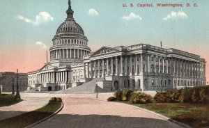 Vintage Postcard 1910's United States Capitol Washington DC B.S. Reynolds Co. Pu