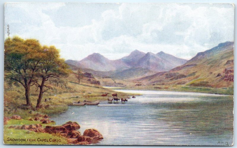 M-56555 Snowdon from Capel Curig Wales United Kingdom Europe