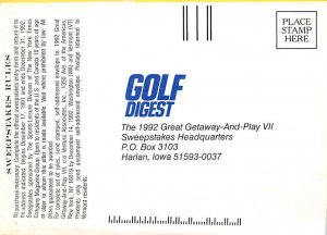 Golf Digest, Harlan, Iowa  