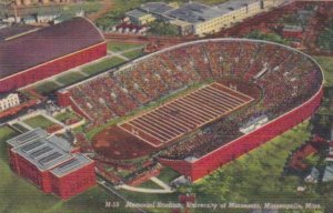 Minnesota Minneapolis Memorial Stadium University Of Minnesota Curteich