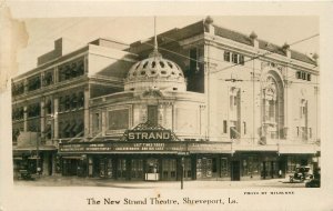 Postcard RPPC Louisiana Shreveport New Strand Hotel occupation 23-8118