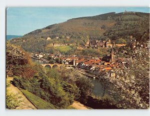 Postcard The romantic beauty seen from Philosophers way, Heidelberg, Germany