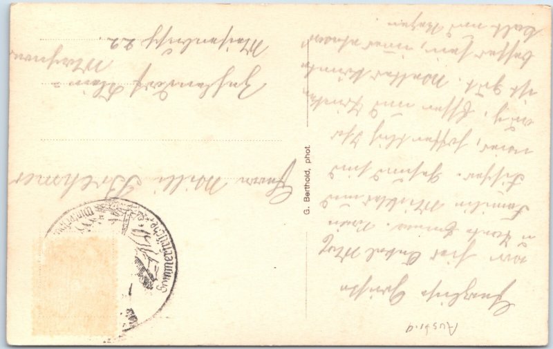 c1930s Ellmau Austria Wochenbrunner-Alm RPPC Postcard Wilder Kaiser Mountains