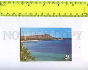 206206 ALOHA from HAWAII Diamond Head old miniature card