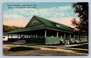 J89/ Kent Ravenna Brady Lake Ohio Postcard c1910 Dance Pavilion 44