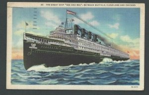 1935 PPC Steamer See & Bee Goes To Buffalo Cleveland & Chicago