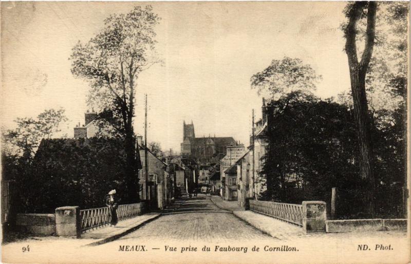 CPA MEAUX - Vue prise du Faubourg de Cornillon (436392)