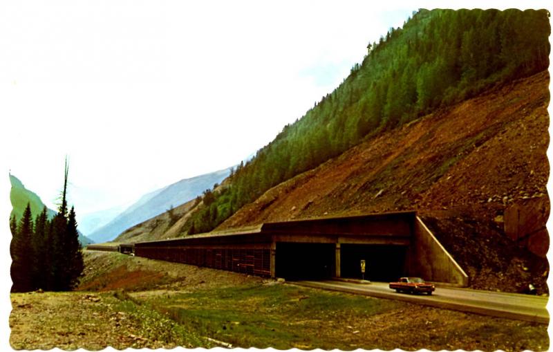 Canada - BC, Rogers Pass. Snow Sheds