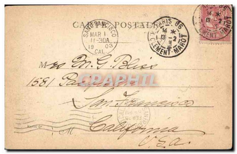 Paris - 6 - The Luxembourg Palace - Old Postcard