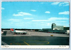 Montreal Quebec Canada Postcard Montreal Airport Terminal 1988 Vintage