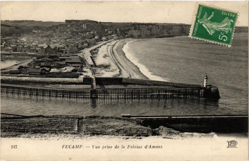 CPA FÉCAMP-Vue prise de la Falaise d'Amont (347687)