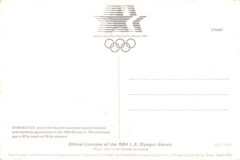 Los Angeles 1984 Olympics - California