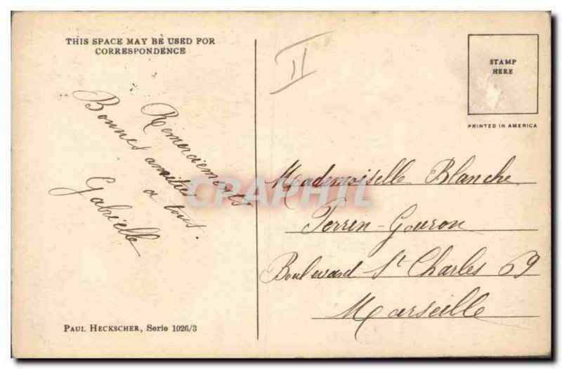 Old Postcard Fantasy Illustrator Woman