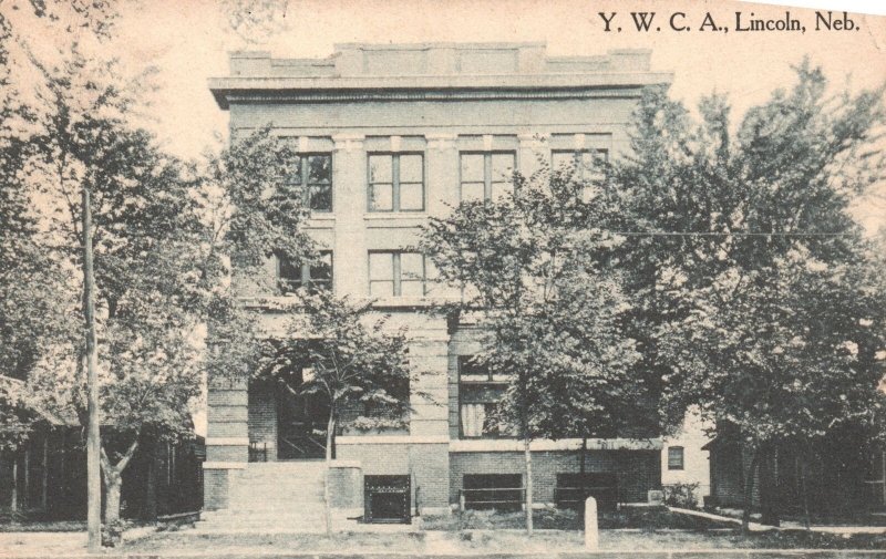 Vintage Postcard 1911 Y. W. C. A. Building Historical Landmark Lincoln Nebraska