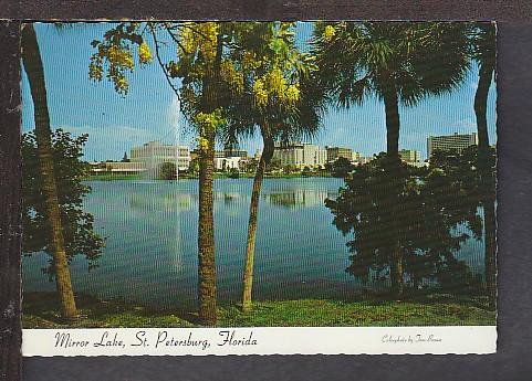 Mirror Lake St Petersburg FL Postcard BIN 