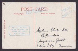 Postcard, CANADA, Ottawa, King Edward Avenue, Looking North