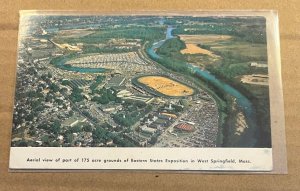 UNUSED POSTCARD - AIR VIEW, PART OF EASTERN STATES EXPO, W. SPRINGFIELD, MASS.