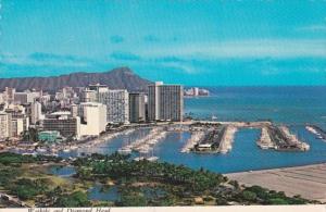 Hawaii Waikiki and Diamond Head Panoramic View