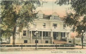 Springfield Missouri Club Harvey Hand Colored #34 1912 Postcard 22-36