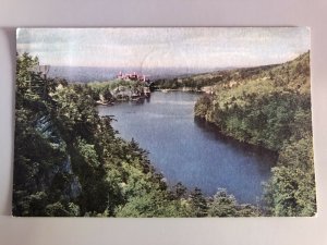 1950s LAKE MOHONK MOUNTAIN HOUSE Eagle Cliff River New Youk Posted Postcard