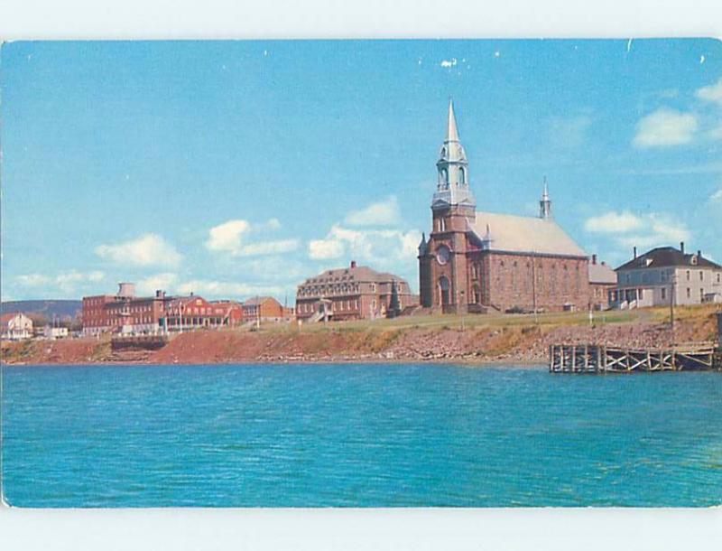 Pre-1980 CHURCH SCENE Cheticamp On Cape Breton Nova Scotia NS G4007