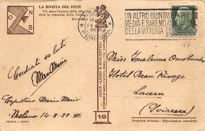 Benito Mussolini La Rivista Del Duce View Images 