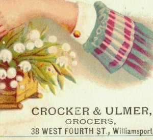 1880s Crocker & Ulmer Grocers Set Of 5 Fab! P98