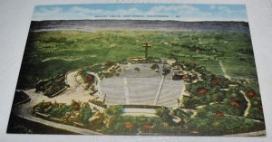 Mount Helix San Diego California Postcard EC Kropp Hopkins News Agency 32773