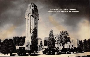 Shrine Of The Little Flower Real Photo - Detroit, Michigan MI