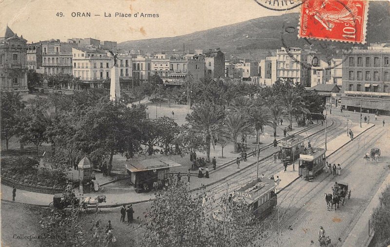 Lot133 africa the place of arms oran algeria tram