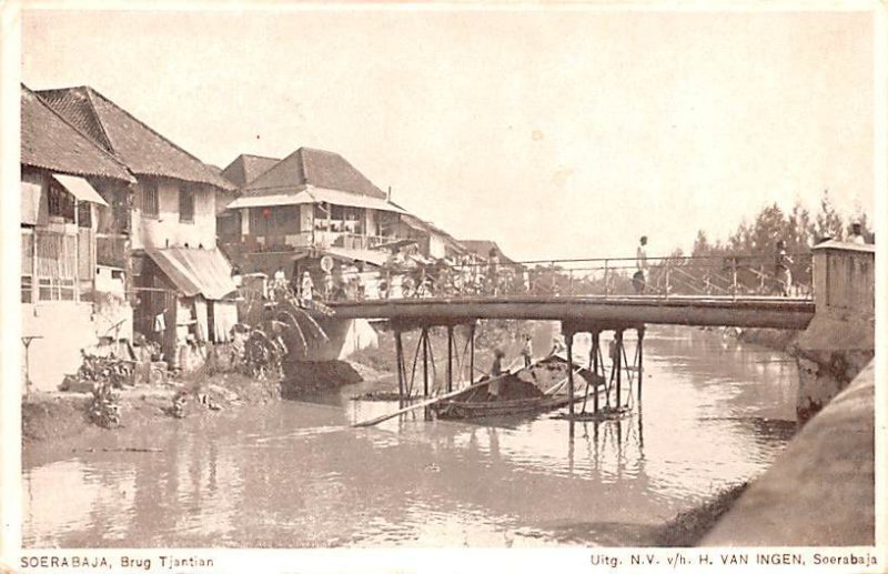 Brug Tjantian Soerabaja Indonesia, Republik Indonesia Postal Used Unknown, Mi...