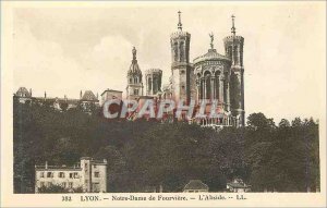 Postcard Old lyon 182 our lady of fourviere apse