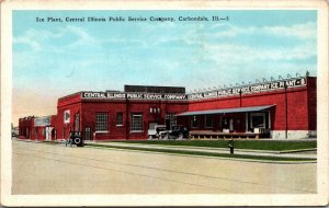 Postcard Ice Plant Central Illinois Public Service Co Carbondale Illinois~132394