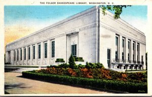 Washington D C Folger Shakesperian Library 1937