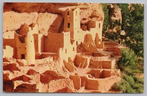 Mesa Verde Nat Park Colorado~Cliff Palace~South Section~Vintage Postcard
