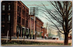 Postcard Colborne Ontario c1908 King Street Northumberland County Stedman Bros