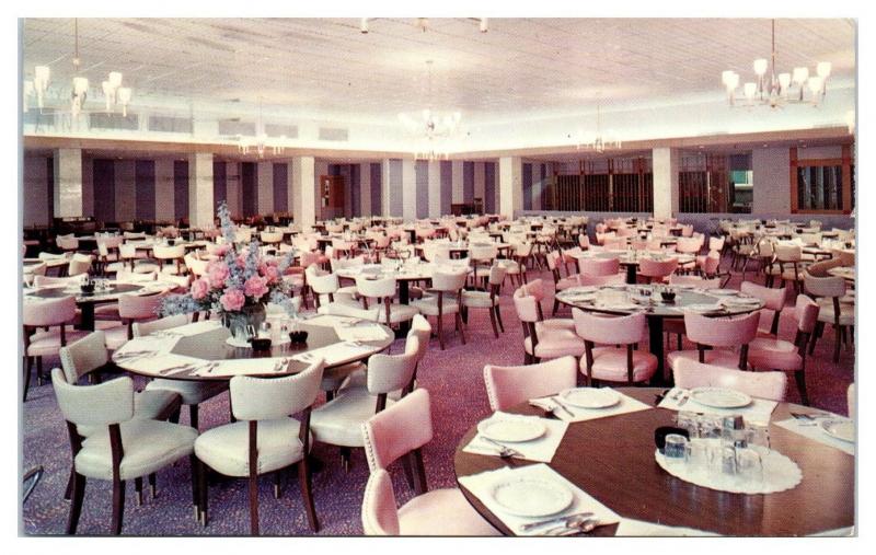 1968 Lowell Hall, Women's Hall Dining Room, Madison, WI Postcard