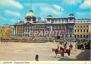 Modern Postcard The Trooping of the Color London Militaria