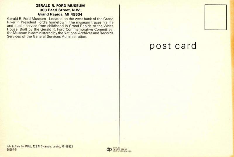 MI - Grand Rapids. Gerald R Ford Museum