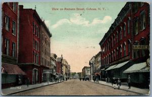 GOHOES NY REMSEN STREET 1917 ANTIQUE POSTCARD