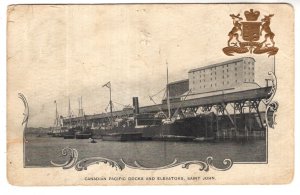 Canadian Pacific Docks, Elevators, Saint John, New Brunswick, Used