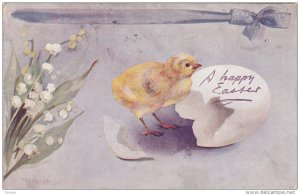 EASTER : Chick and an egg , PU-1908 : TUCK 2326