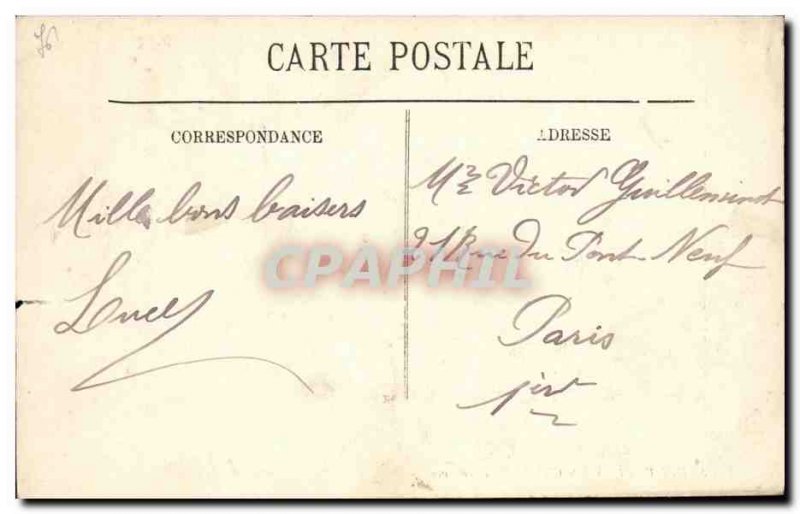 Old Postcard Saint Valery En Caux Panorama