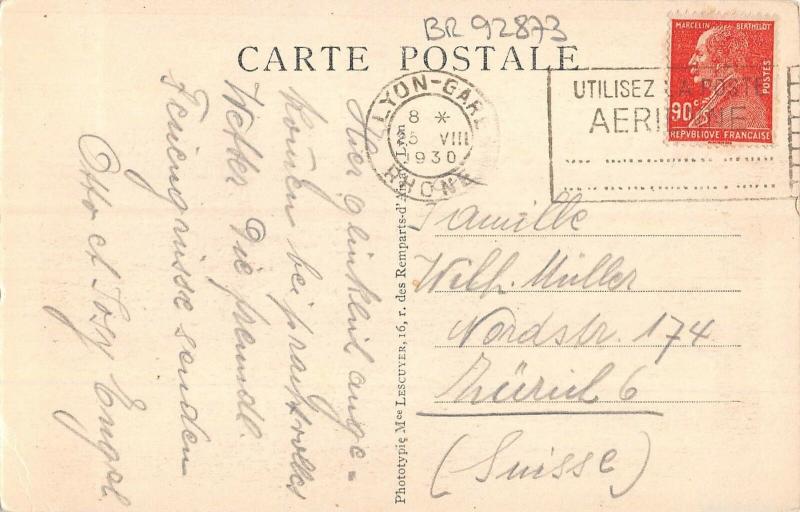 BR92873 lyon place bellecour vue prise de fourviere  france
