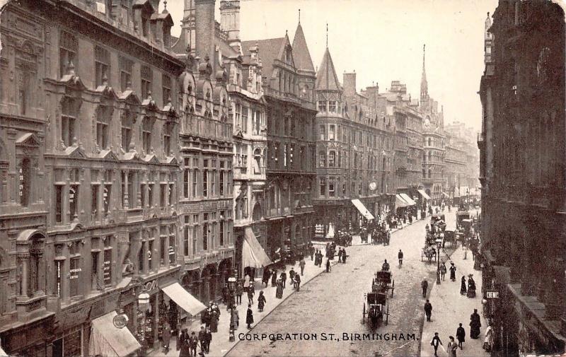 BR64197 corporation st birmingham real photo chariot    uk